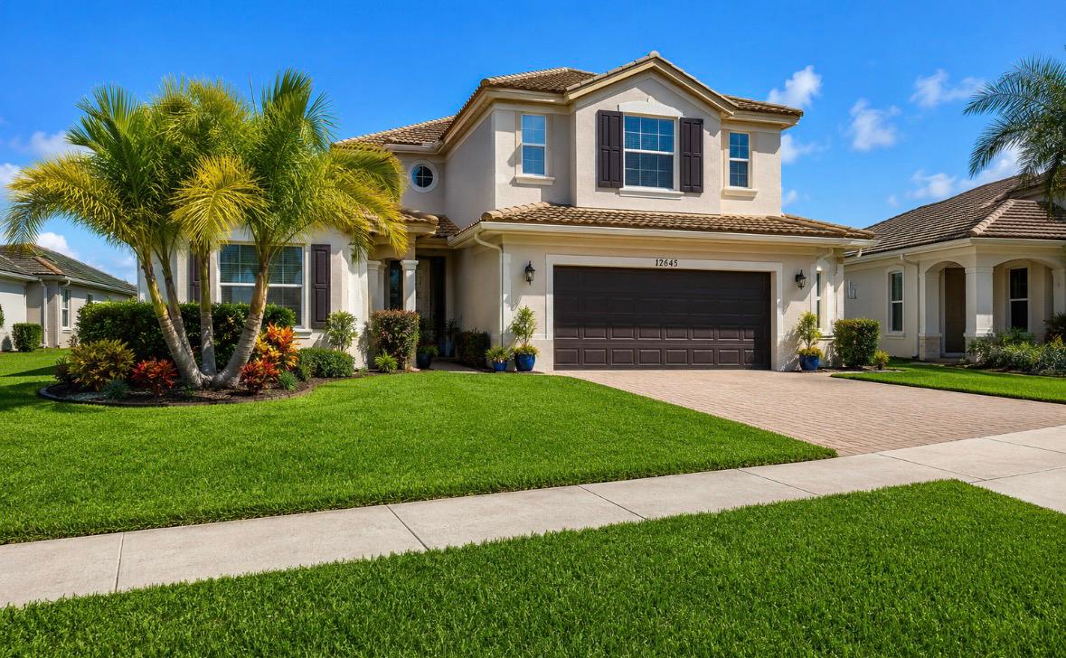 Professionally maintained lawn